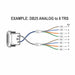 DB25 to Dual RJ45 Adapter with TASCAM DIGITAL/ANALOG Pinout - AMERICAN RECORDER TECHNOLOGIES, INC.