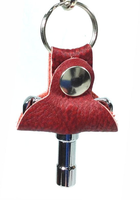 Leather Key Chain with Heavy Duty Drum Key - AMERICAN RECORDER TECHNOLOGIES, INC.