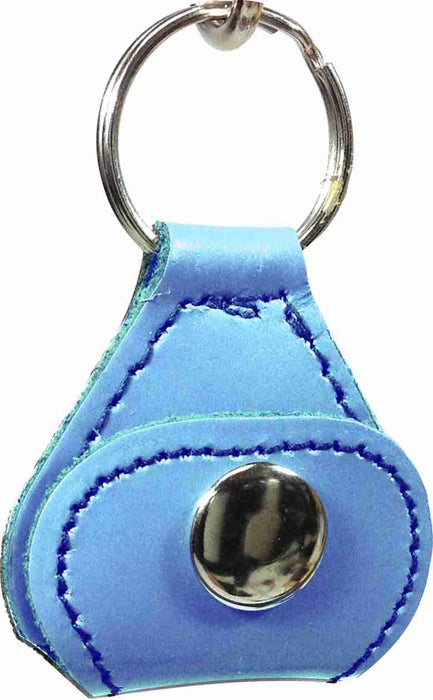 Leather Key Chain with Guitar Pick Holder & Picks - AMERICAN RECORDER TECHNOLOGIES, INC.