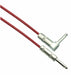 BLACK/NEON RED Designer Series Guitar Cables - 1/4" Straight to Right Angle - AMERICAN RECORDER TECHNOLOGIES, INC.