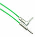 NEON GREEN Designer Series Guitar Cables - 1/4" Straight to Right Angle - AMERICAN RECORDER TECHNOLOGIES, INC.