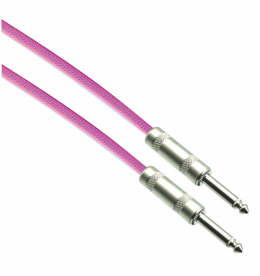 NEON PINK Designer Series Guitar Cables - 1/4" Straight to Straight - AMERICAN RECORDER TECHNOLOGIES, INC.