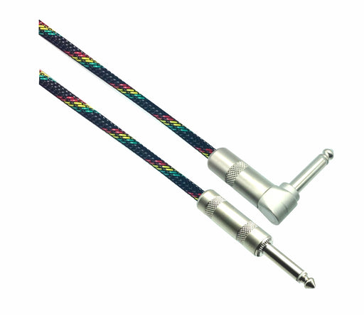 REGGAE Designer Series Guitar Cables - 1/4" Straight to Right Angle - AMERICAN RECORDER TECHNOLOGIES, INC.