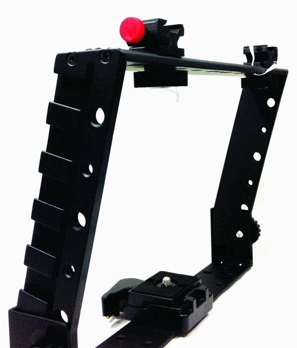 DSLR Photo/Video Bracket With Handles 12 Shoe Mounts - AMERICAN RECORDER TECHNOLOGIES, INC.