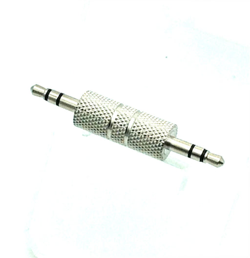 AMERICAN RECORDER 3.5mm TRS (male) to 3.5mm TRS (male) Audio Adapter - Metal - AMERICAN RECORDER TECHNOLOGIES, INC.