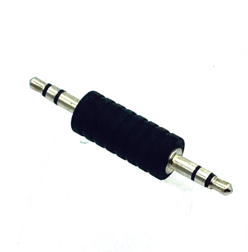 AMERICAN RECORDER 3.5mm TRS (male) to 3.5mm TRS (male) Adapter - Insulated Barrel - AMERICAN RECORDER TECHNOLOGIES, INC.
