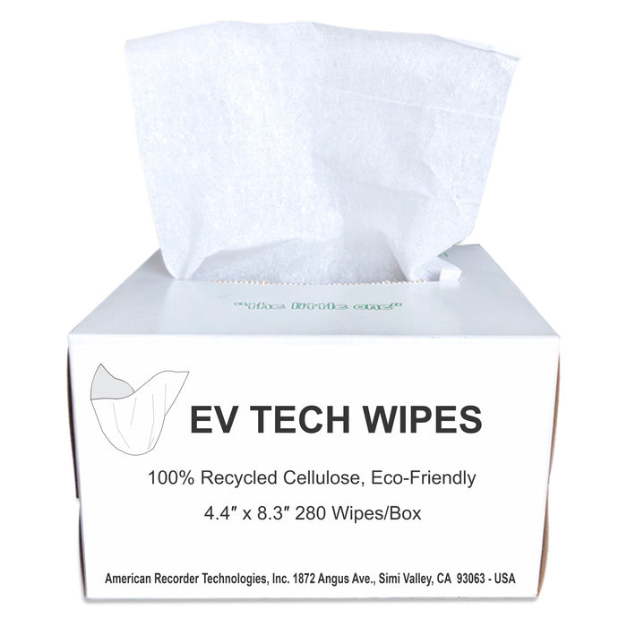 Industrial Task Wipes - 4.4 inch x 8.3 inch, box of 280 - AMERICAN RECORDER TECHNOLOGIES, INC.