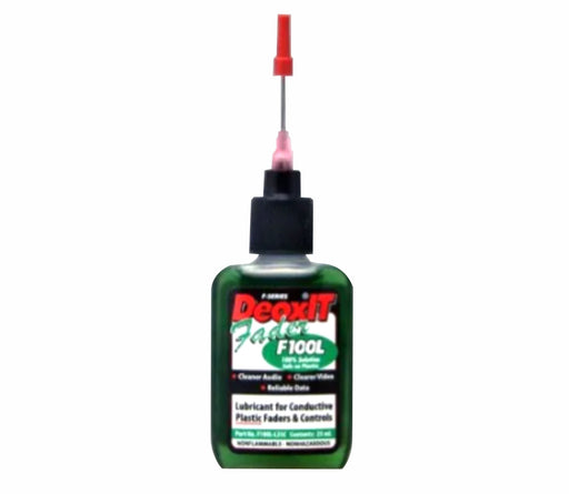DeoxIT® F100L F-Series Lubricant with Needle Dispenser, 100% solution, 25 ml - AMERICAN RECORDER TECHNOLOGIES, INC.