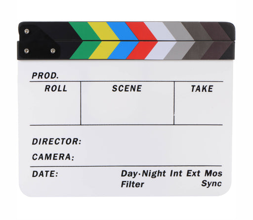 12" x 10" Acrylic Clapboard - AMERICAN RECORDER TECHNOLOGIES, INC.