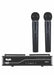 CAD AUDIO VHF Dual Channel Handheld Wireless Microphone System - AMERICAN RECORDER TECHNOLOGIES, INC.