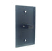 Single Gang HDMI Stainless Steel Wall Plate - Black - AMERICAN RECORDER TECHNOLOGIES, INC.