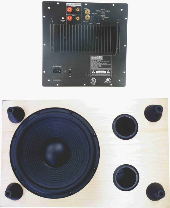HD FIDELITY 5.1 Home Theater Speaker System with 150 Watt Powered Subwoofer - AMERICAN RECORDER TECHNOLOGIES, INC.
