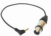 iPhone/iPad Microphone Adapter Cable with XLR Female - AMERICAN RECORDER TECHNOLOGIES, INC.