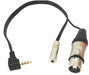 iPhone/iPad Microphone Adapter Cable with XLR Female + Headphone Jack - AMERICAN RECORDER TECHNOLOGIES, INC.