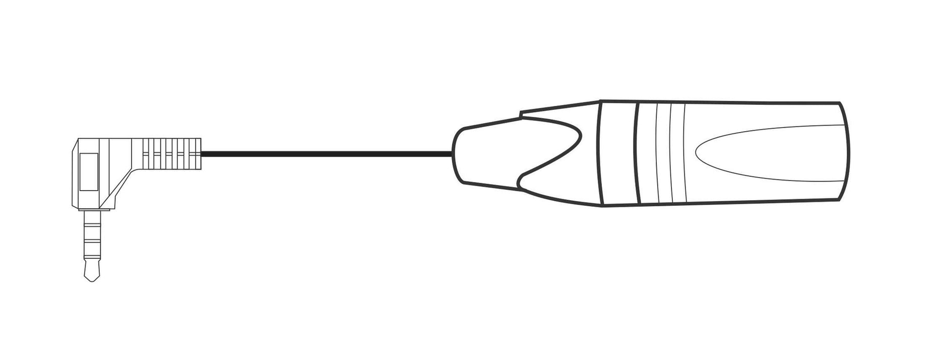 iPhone/iPad Microphone Adapter Cable with XLR Male - AMERICAN RECORDER TECHNOLOGIES, INC.