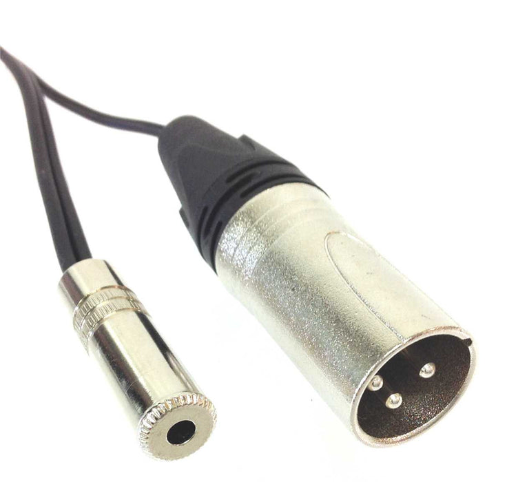 iPhone/iPad Microphone Adapter Cable with XLR Male + Headphone Jack - AMERICAN RECORDER TECHNOLOGIES, INC.