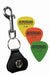 Leather Key Chain with Guitar Pick Holder & Picks - AMERICAN RECORDER TECHNOLOGIES, INC.