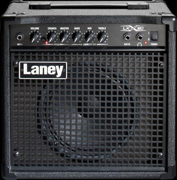 LANEY LX20R 20 Watt Solid-State Combo Guitar Amp with REVERB - AMERICAN RECORDER TECHNOLOGIES, INC.