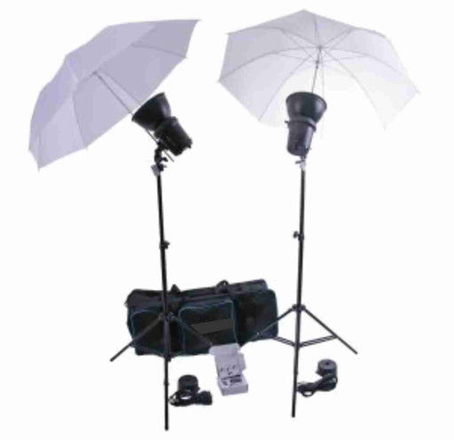 Zumm Photo 400WS Monolight Kit w/Umbrellas, Stands, Bag, WFT - AMERICAN RECORDER TECHNOLOGIES, INC.