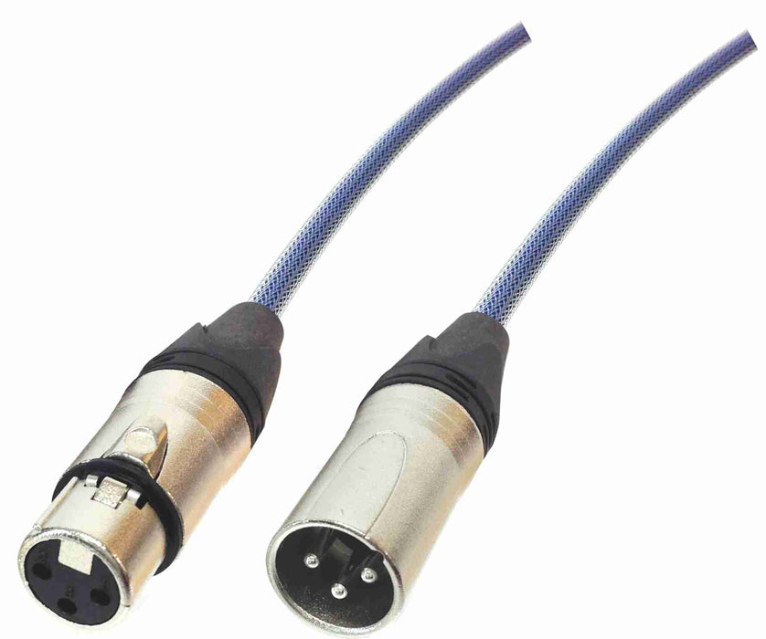 AMERICAN RECORDER Quad XLR Microphone Cable with Tough Nylon Sleeve - AMERICAN RECORDER TECHNOLOGIES, INC.