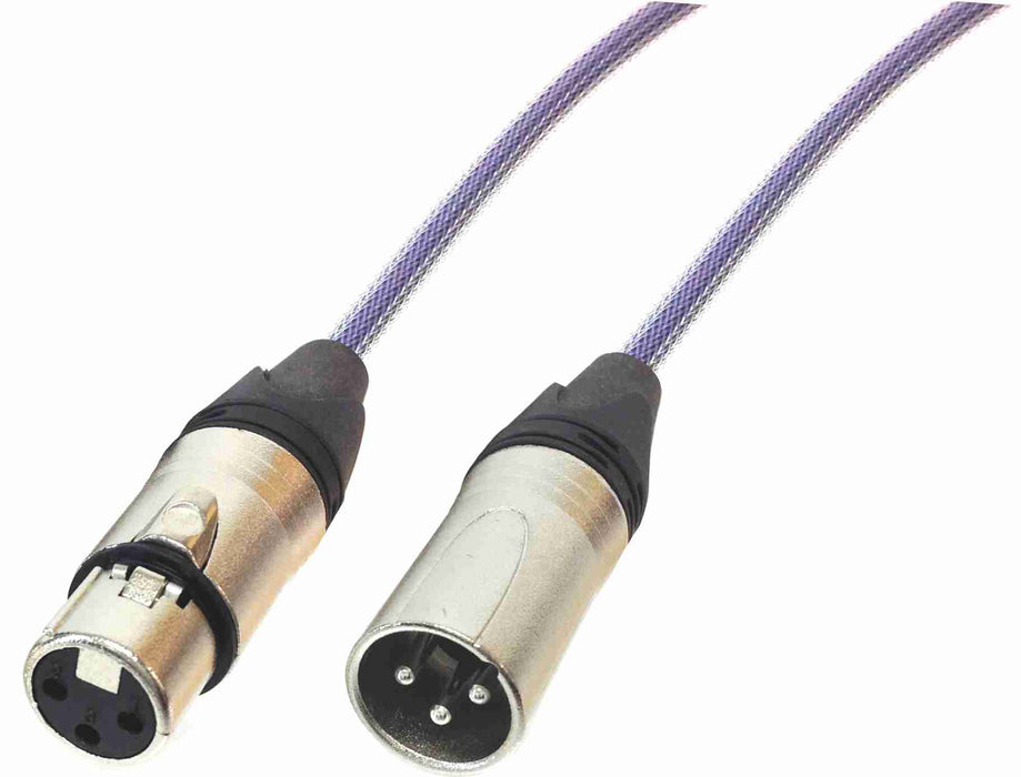 AMERICAN RECORDER Quad XLR Microphone Cable with Tough Nylon Sleeve - AMERICAN RECORDER TECHNOLOGIES, INC.