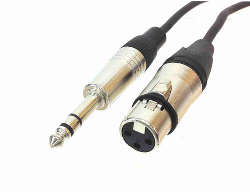 AMERICAN RECORDER 1/4 inch TRS Male to XLR Female Balanced Mic/Audio Cable - AMERICAN RECORDER TECHNOLOGIES, INC.