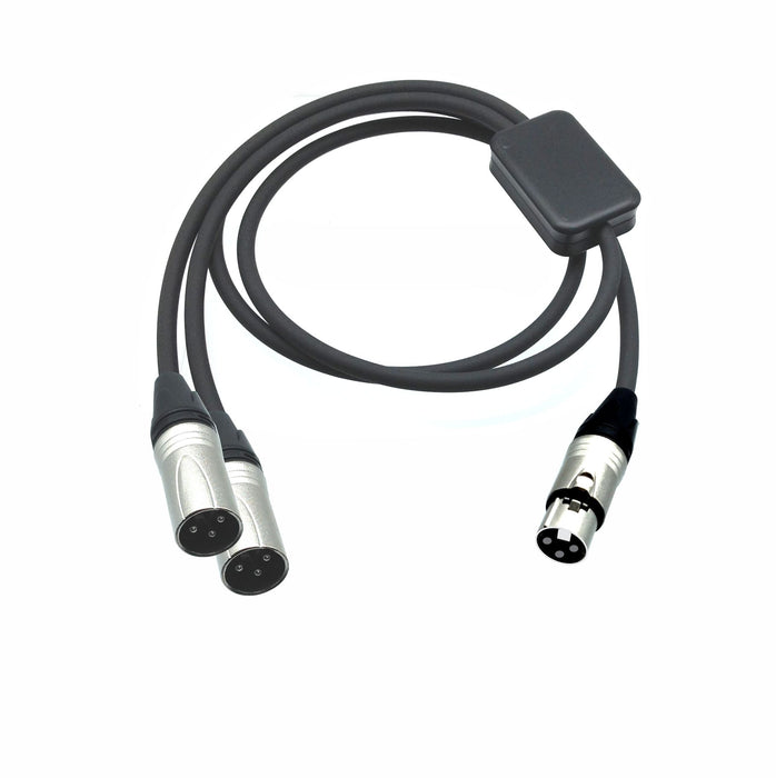 PRO Series Y Cable - XLR Female to Dual XLR Male - AMERICAN RECORDER TECHNOLOGIES, INC.