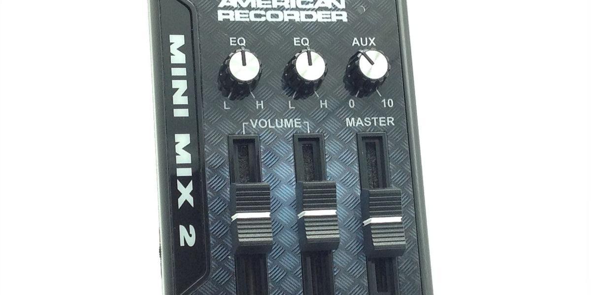 AMERICAN RECORDER Audio Mixer with USB Interface<!-- Start of