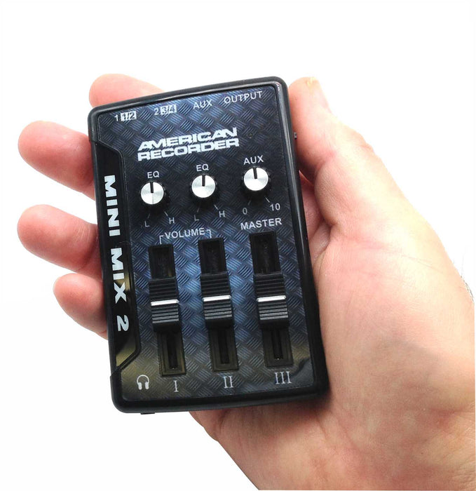 Kirsebær marionet region AMERICAN RECORDER Audio Mixer with USB Interface + Bluetooth Wireless —  AMERICAN RECORDER TECHNOLOGIES, INC.