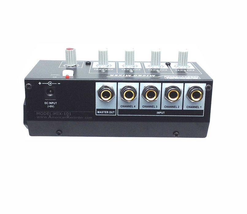AMERICAN RECORDER Battery Mini Mixer — AMERICAN TECHNOLOGIES, INC.