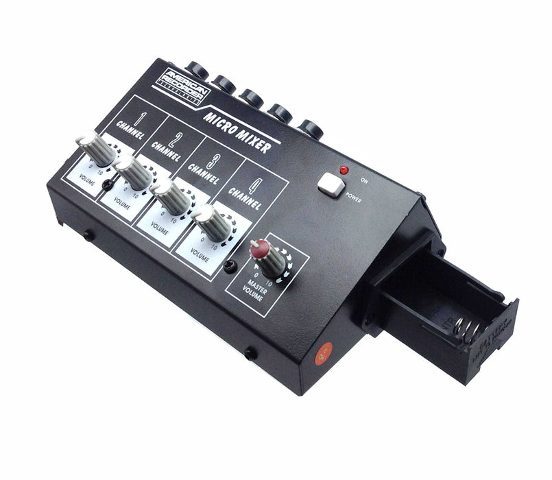 Rolls MX56c MiniMix A/V 4-Channel Battery-Powered Mixer MX56C