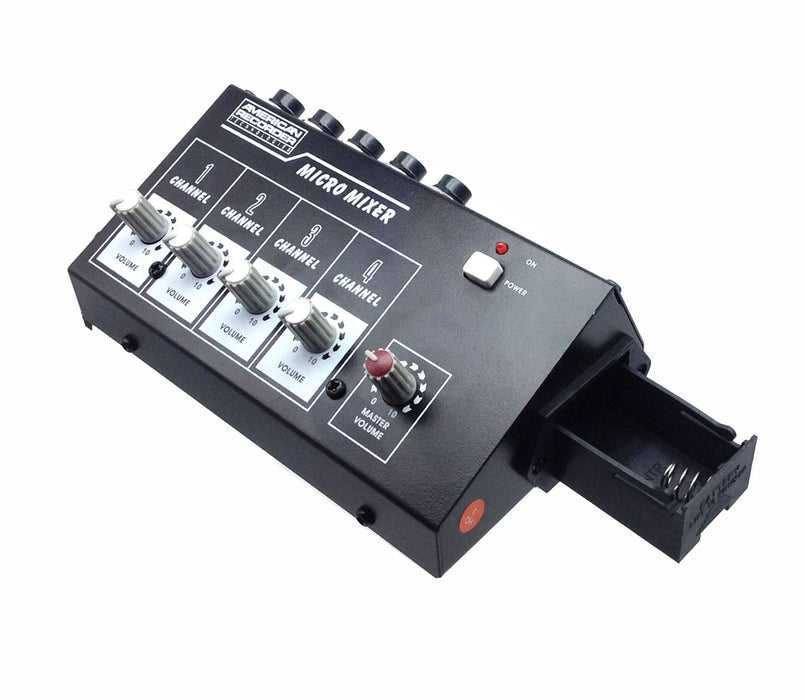 Battery Holder for AMERICAN RECORDER 4 Channel, Battery Powered Mini Mixer - AMERICAN RECORDER TECHNOLOGIES, INC.