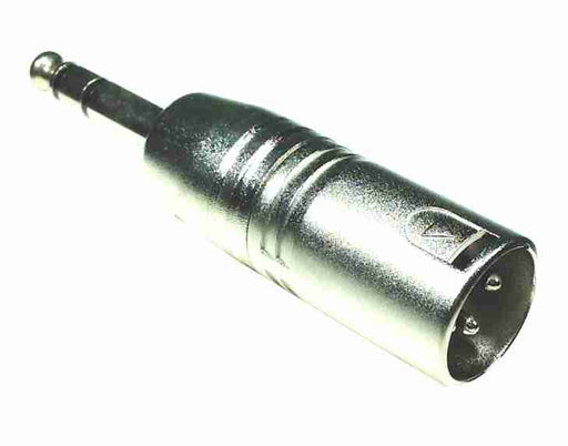 AMERICAN RECORDER 3 Pin XLR (male) to1/4 inch TRS (male) Audio Adapter- balanced - AMERICAN RECORDER TECHNOLOGIES, INC.