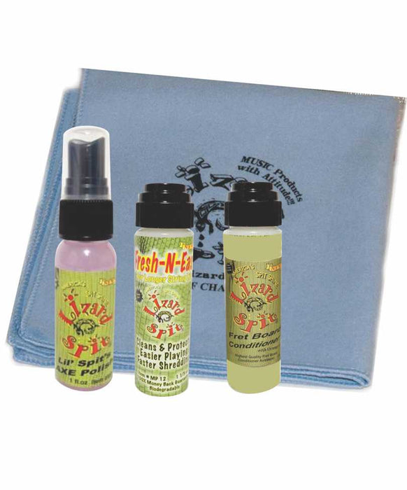 Lizard Spit Deluxe Cleaning & Polishing Combo Spit Kit for Guitar & Bass - AMERICAN RECORDER TECHNOLOGIES, INC.