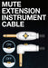 BLACKSMITH - Guitar Cable with Mute Button, straight to right angle - AMERICAN RECORDER TECHNOLOGIES, INC.