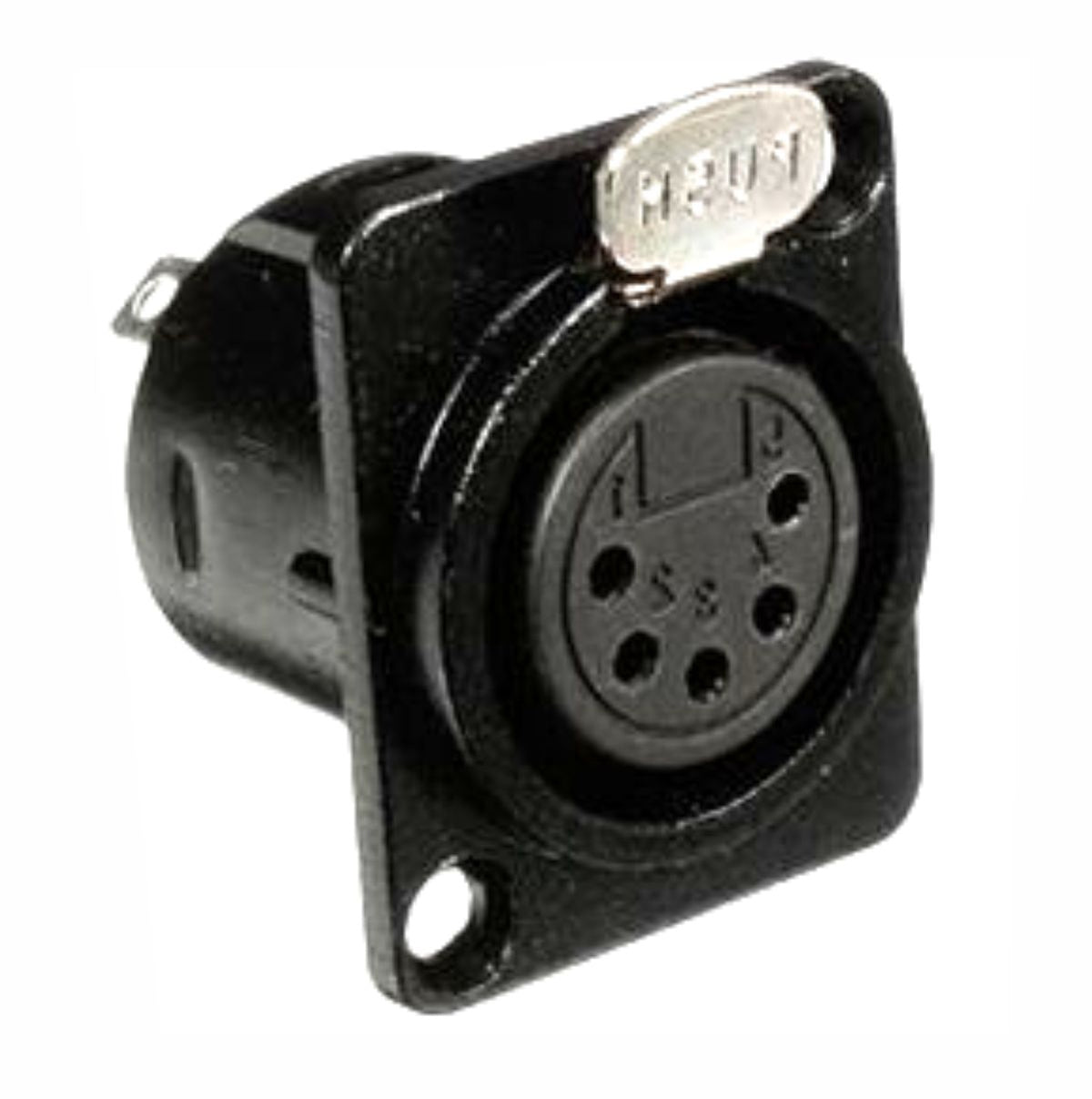 5 Pin Female XLR D Type Panel Mount — AMERICAN RECORDER TECHNOLOGIES, INC.