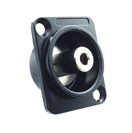 AMERICAN RECORDER Pass Through 3.5mm TRS Female D Type Chassis Panel Mount - AMERICAN RECORDER TECHNOLOGIES, INC.