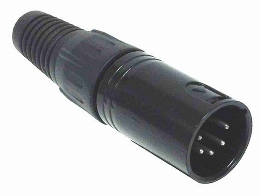 5 pin Male XLR Connector - Black - AMERICAN RECORDER TECHNOLOGIES, INC.
