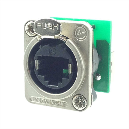 AMERICAN RECORDER Pass Through Ethercon Style CAT6 D Type Chassis Panel Mount - AMERICAN RECORDER TECHNOLOGIES, INC.