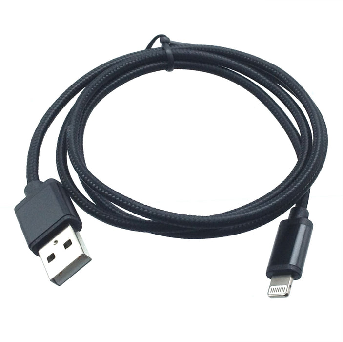 Nylon Braided Lightning Cable - 3 feet - AMERICAN RECORDER TECHNOLOGIES, INC.