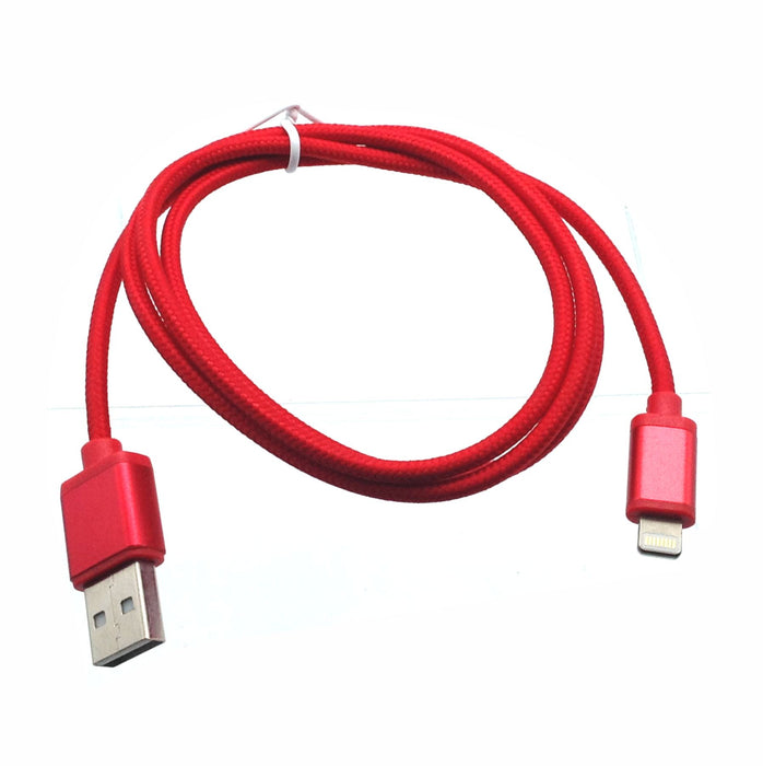 Nylon Braided Lightning Cable - 3 feet - AMERICAN RECORDER TECHNOLOGIES, INC.