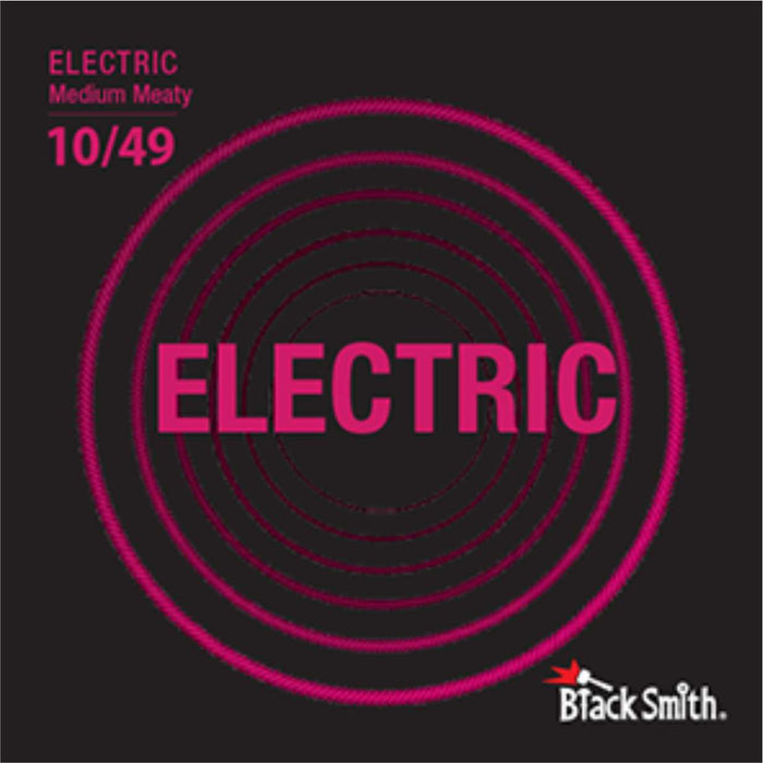 BLACKSMITH Electric 6 String Set - Medium Meaty 010-049 - AMERICAN RECORDER TECHNOLOGIES, INC.