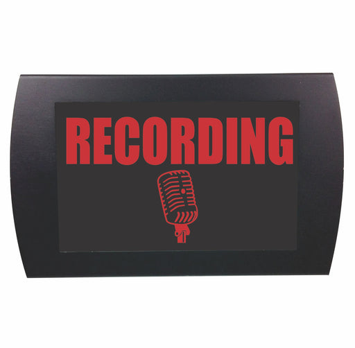 AMERICAN RECORDER - "RECORDING" LED Lighted Sign - AMERICAN RECORDER TECHNOLOGIES, INC.