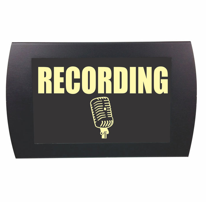 AMERICAN RECORDER - "RECORDING" LED Lighted Sign - AMERICAN RECORDER TECHNOLOGIES, INC.