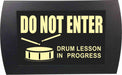 AMERICAN RECORDER "DRUM LESSON IN PROGRESS" LED Lighted Sign - AMERICAN RECORDER TECHNOLOGIES, INC.