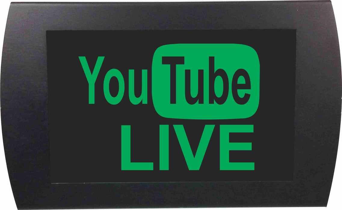 AMERICAN RECORDER - "YOU TUBE LIVE" LED Lighted Sign - AMERICAN RECORDER TECHNOLOGIES, INC.