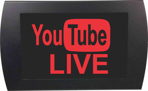 AMERICAN RECORDER - "YOU TUBE LIVE" LED Lighted Sign - AMERICAN RECORDER TECHNOLOGIES, INC.