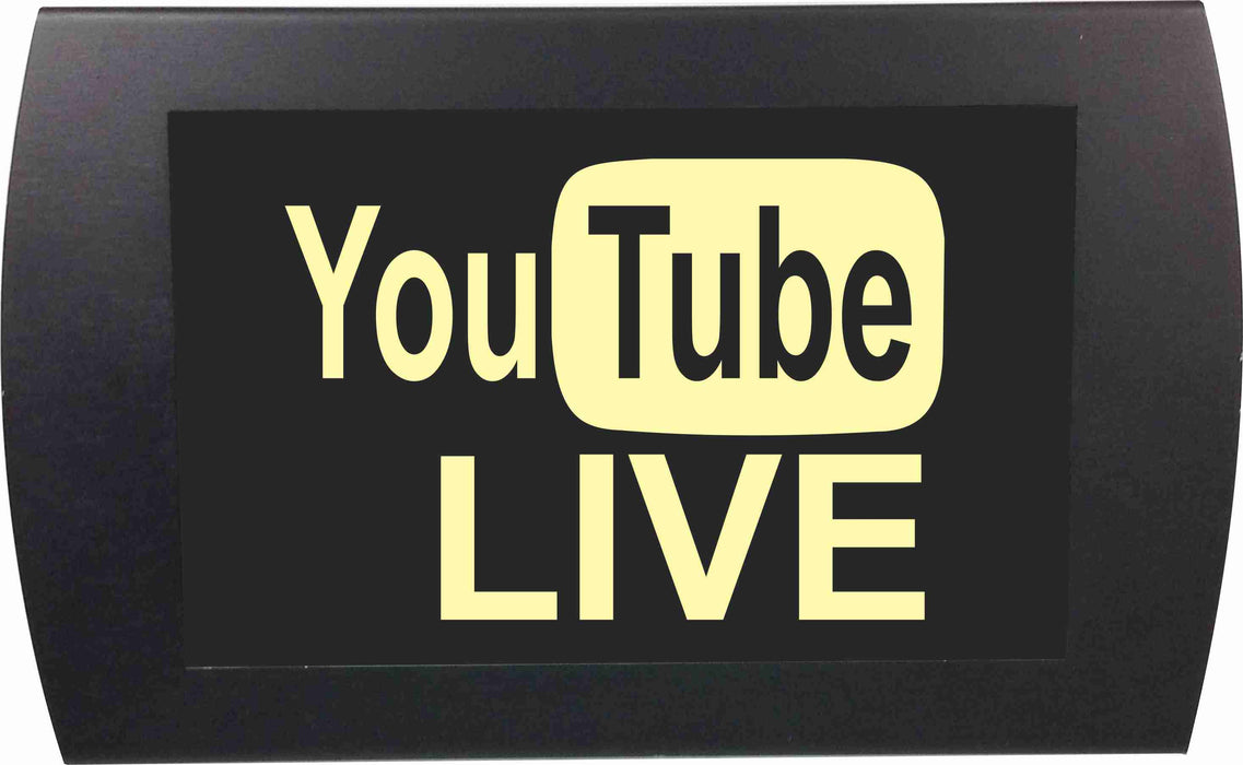 AMERICAN RECORDER - "YOU TUBE LIVE" LED Lighted Sign - AMERICAN RECORDER TECHNOLOGIES, INC.