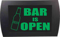AMERICAN RECORDER - "BAR IS OPEN" (Beer Bottle) LED Lighted Sign - AMERICAN RECORDER TECHNOLOGIES, INC.