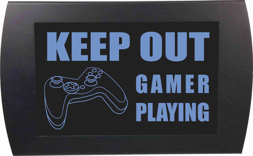 AMERICAN RECORDER - "KEEP OUT GAMER PLAYING" LED Lighted Sign - AMERICAN RECORDER TECHNOLOGIES, INC.